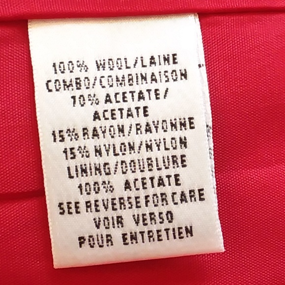 Red Woolen Talbots Dress - Picture 8 of 8